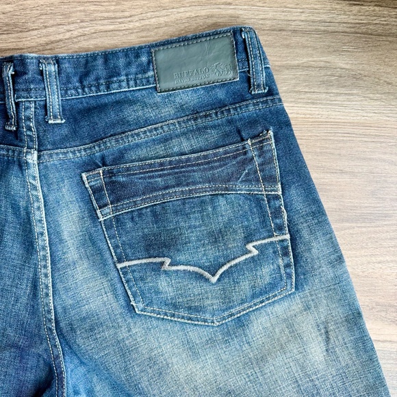 Buffalo King Basic Slim Bootcut Jeans Men’s Dark Wash Size 34 x 29 - Picture 12 of 13